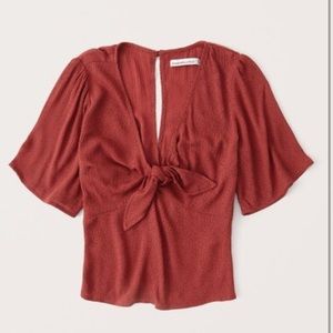 Abercrombie Tie Front Blouse